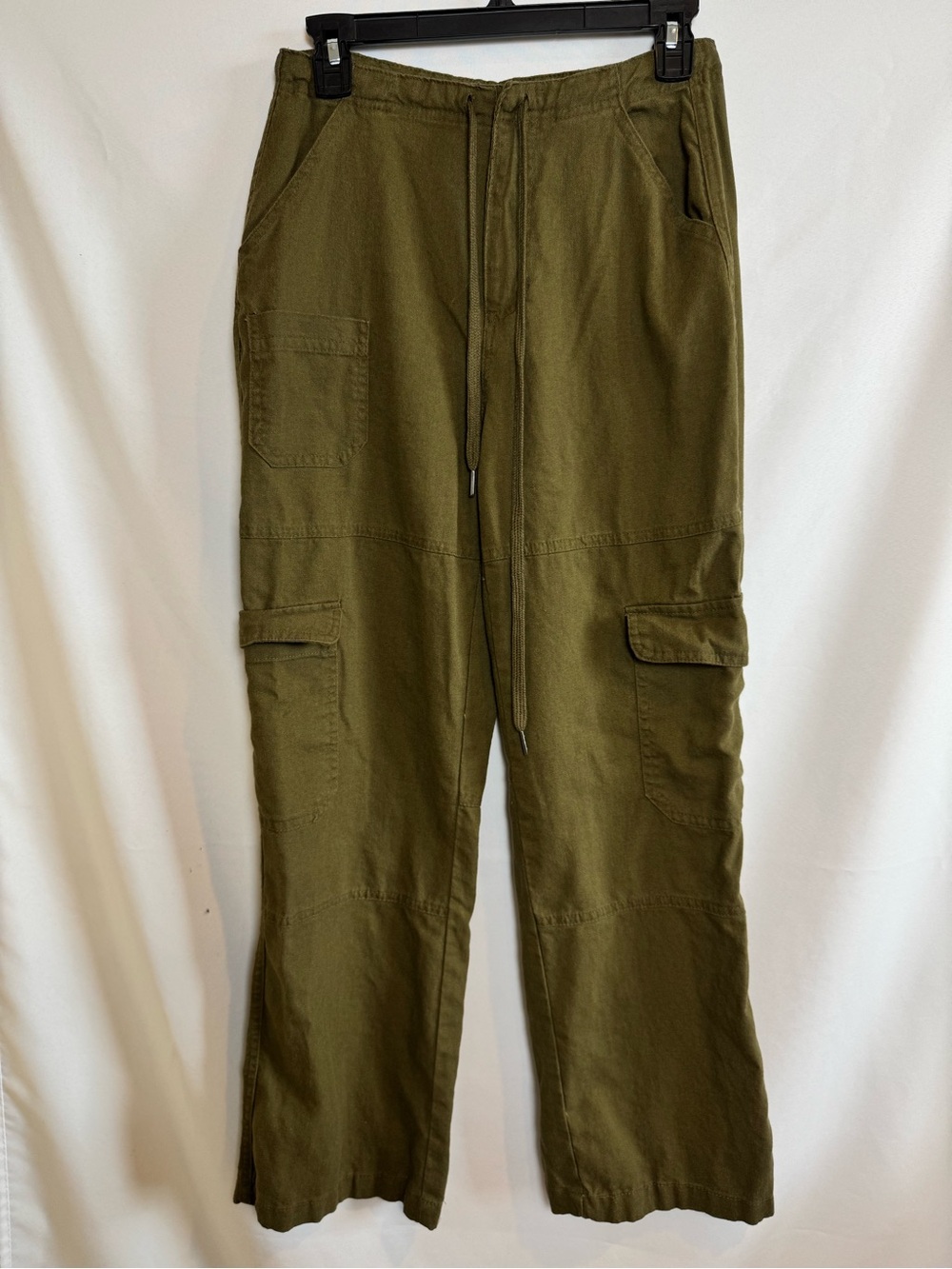 Forever 21 Green Cargo Pants Straight Leg Small Junior